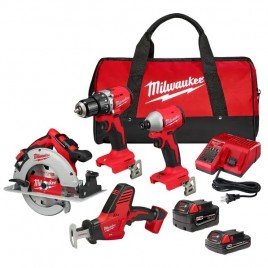 Milwaukee M18 4 Tool Combo Kit