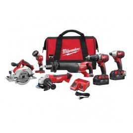 Milwaukee M18 Cordless 6-Tool Combo Kit