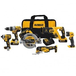 DeWalt 20V MAX XR 6 Piece Combo Kit